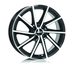 Диск R16 5x114,3 6,5J ET42,5 D67,1 Alutec Singa Diamond Black Front Polished 