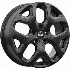 Диск R17 5x114,3 6,5J ET50 D66,1 Скад KL-307 черный барxат
