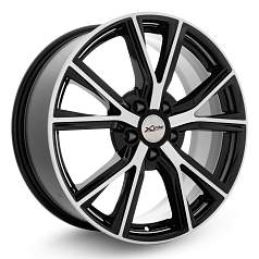Диск R18 5x112 7,5J ET35 D66,6 X'trike X-122 BK/FP