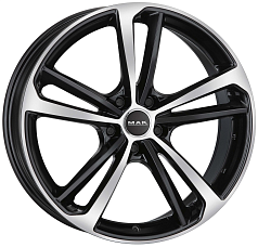 Диск R21 5x112 8,5J ET33 D66,45 MAK Nurburg Black Mirror 