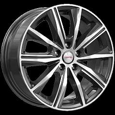 Диск R16 5x110 7J ET38 67,1 K&K Арнар (КС904) алмаз черный 