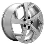 R17 5x112 7J ET43 D57,1 Khomen KHW1712 (ZV 17_ Tiguan) F-Silver