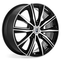 Диск R17 5x112 7J ET40 D57,1 Rapid Арнар-ориг, (КС896) алмаз черный 