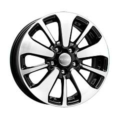 Диск R16 5x114,3 6,5J ET50 D66,1 K&K КС688 (ZV Renault Duster) Алмаз чёрный 