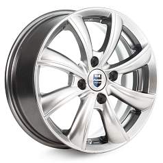 Диск R15 4x100 6J ET46 D54,1 K&K Бриз-оригинал Дарк платинум (КС611)
