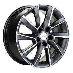 Диск R16 5x105 6J ET39 D56,6 Khomen KHW1604 (Chevrolet Aveo) Gray-FP