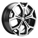 R17 5x114,3 6,5J ET45 D54,1 Khomen KHW1710 (Geely Coolray) Black-FP