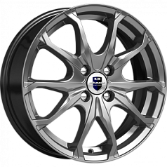 Диск R16 4x100 6J ET50 60,1 Rapid Brent Дарк платинум