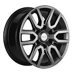 R17 6x139,7 8J ET25 D106,1 Khomen KHW1723 (Toyota LC PRADO/Lexus GX) Gray