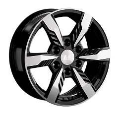 Диск R17 6x139,7 7,5J ET30 D106,1 LS Wheels 1301 BKF