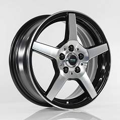 Диск R16 5x114,3 6,5J ET50 D66,1 Megami AF-07 BKF