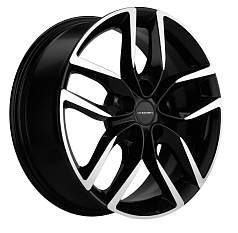 Диск R17 5x108 6,5J ET33 D60,1 Khomen KHW1708 ( 17_ZV Chery tigo 7pro ) Black-FP
