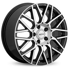 Диск R17 5x114,3 7J ET40 D66,1 X'trike X-131 BKM/FP