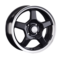 Диск R16 4x100 7J ET45 D60,1 LS Wheels 816 BKL