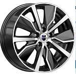 R16 5x112 6,5J ET38 D57,1 K&K Гамбит (КС961) алмаз чёрный