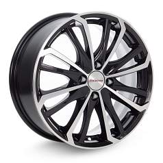 Диск R16 4x108 6,5J ET20 D65,1 KиК Рим алмаз черный (КС639)