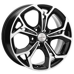 Диск R17 5x110 7J ET46 D63,3 Khomen KHW1702 (Changan CS35 Plus) Black-FP