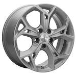 R17 5x110 7J ET46 D63,3 Khomen KHW1702 (Changan CS35 Plus) F-Silver