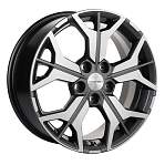 R17 5x114,3 7J ET43,5 D67,1 Khomen KHW1715 (Hyundai Tucson IV/Kia Sportege V) Gray-FP