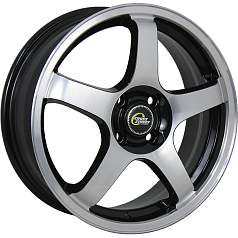 Диск R15 4x100 6J ET46 D54,1 Cross Street СR-14 BKF