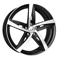 Диск R18 5x114,3 7,5J ET41 d67,1 K&K Дольче Вита алмаз черный (КС559)