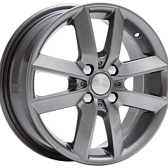 Диск R15 4x100 6J ET45 D67,1 Скад Самурай Graphite 