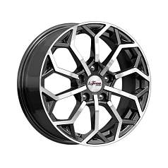 Диск R16 5x112 6,5J ET38 D66,6 iFree Спейс-Нидл (КС1000) Блэк Джек