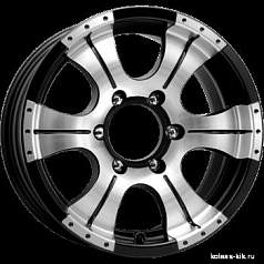 Диск R15 6x139,7 7J ET-5 D108,5 K&K КС473 Байконур алмаз черный