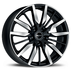 Шины R19 5x112 8J ET28 D66,45 MAK Barbury Ice Black 