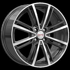Диск R17 4x100 7J ET45 67,1 K&K Эрфурт (КС903) алмаз черный 
