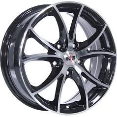 Диск R15 5x100 6J ET38 D57,1 Alcasta M 07 BKF