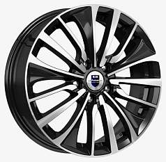 Диск R17 5x114,3 6,5J ET45 D66,1 K&K Flanker (КС1097) алмаз чёрный