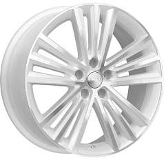 Диск R19 5x108 7,5J ET45 D63,35 Скад Манчестер алмаз-белый