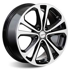 Диск R17 5x114,3 7J ET50 D64,1 X'trike X-113М BK/FP