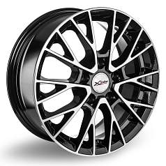 Диск R16 5x100 6,5J ET38 D67,1 X'trike X-135 BK/FP
