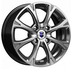 Диск R15 4x100 6J ET48 D54,1 Rapid Блюз-оригинал (КС606) Дарк платинум