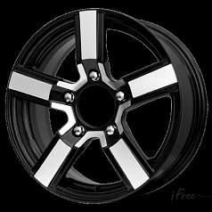Диск R16 5x139,7 6,5J ET40 D98 iFree Райдер Блэк-Джек