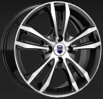 R16 5x112 6J ET45 D66,6 К&К Samara (КС866) Алмаз-черный SK