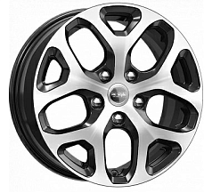 Диск R16 5x114,3 6,5J ET45 D60,1 К&К КС869 Алмаз Черный