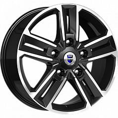 Диск R18 5x127 8J ET45 D71,6 K&K Backfire (КС763) алмаз черный