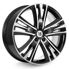 Диск R20 5x114,3 8,5J ET38 D60,1 К&К Атлас (КС661) Алмаз черный