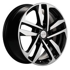 Диск R16 5x114,3 6,5J ET41 D67,1 Khomen KHW1612 (ZV_16 Optima/Soul) Black-FP